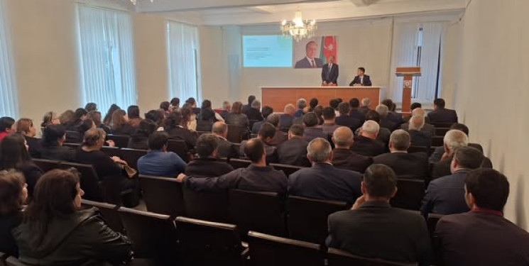 Bərdə rayonunda İcbari Tibbi Sığorta haqqında ictimai maarifləndirmə tədbiri keçirilib
