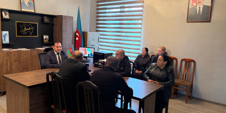 Bərdə RİH-in inzibati ərazi dairəsi üzrə nümayəndəliklərində vətəndaşlar qəbul edilmişdir